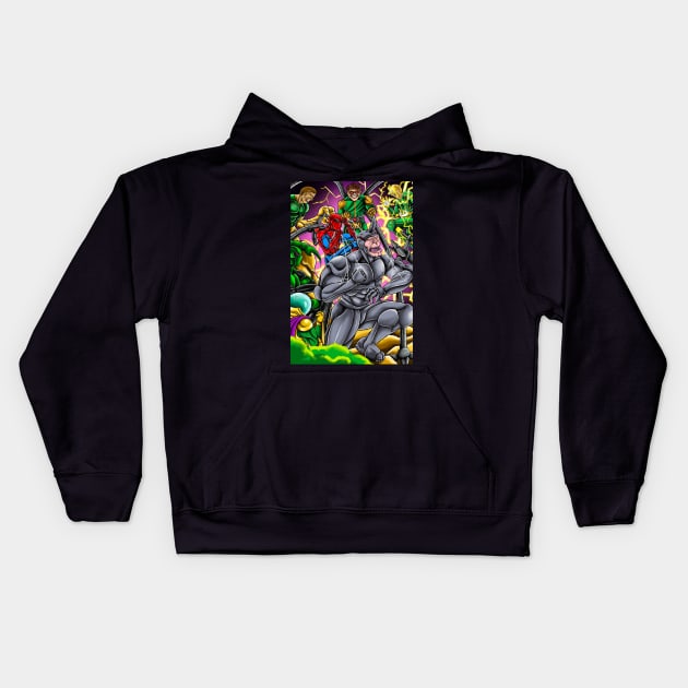 Sinister six Kids Hoodie by Kamran_does_art